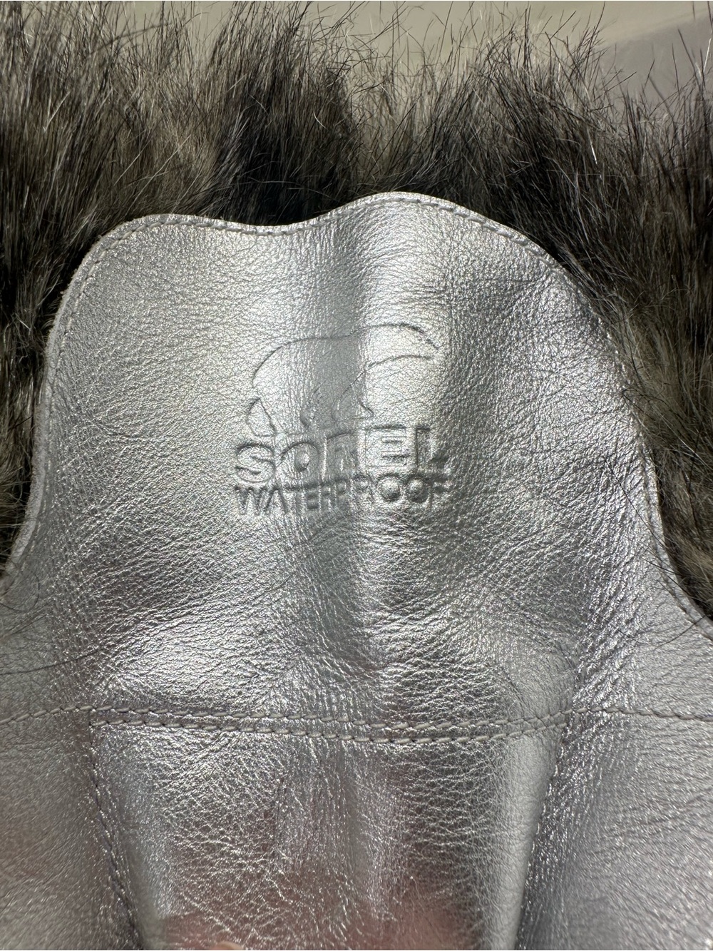 SOREL Women's Joan of Arctic Next Waterproof Boots Silver Metallic Size 7 Sample - Picture 6 of 15